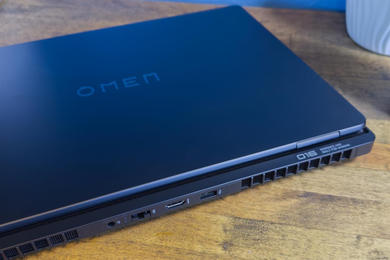 HP Omen Max rear ports.